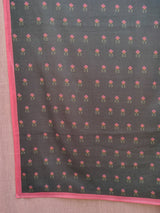 Women's Black Pure Cotton Saree