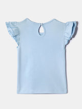 Girls Multicolor Cotton Printed Top - Pack of 2