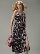 Women's Multicolor Party Regular Fit Printed Dress