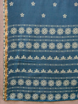 Women's Blue Pure Cotton Saree