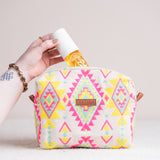 Women's Multicolor Citrus Burst Essential Pouch - Set of 3