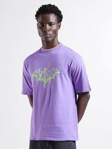 Men's Boxy Batman Printed Round Neck Tshirt