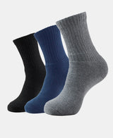 Men's Multicolour Cotton Blend Socks - Pack of 3