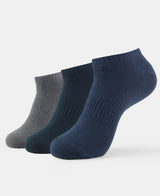 Men's Multicolour Cotton Stretch Socks - Pack of 3