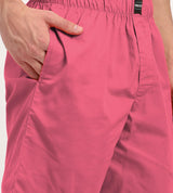 Men's Pink Solid Boxers