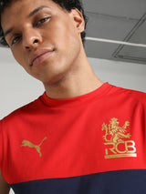 Mens Red Sports Regular Fit Sleeveless Tshirt
