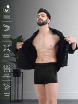 Men's Multicolor Solid Trunks - Pack of 3