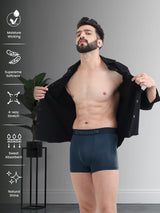 Men's Multicolor Solid Trunks - Pack of 2