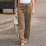 Women's Brown Casual Regular Fit Solid Trouser