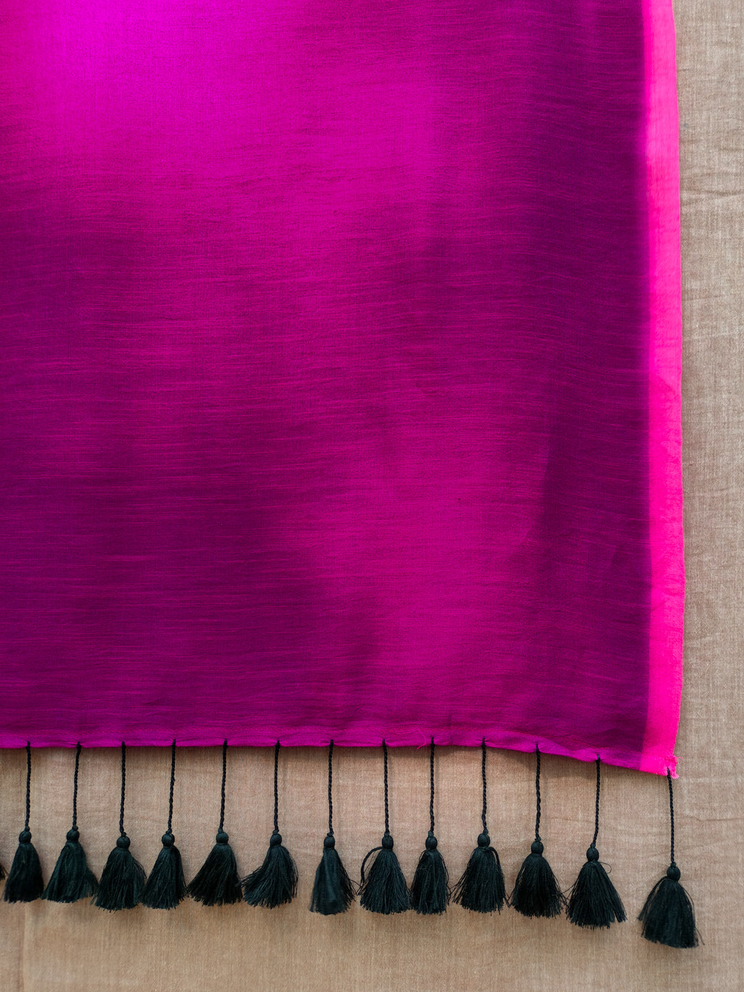 Women's Pink Cotton Blend Saree