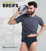 Men's Multicolor Briefs - Pack of 2