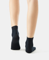 Women's Black Cotton Stretch Socks