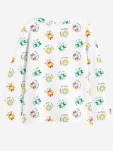 Girls Multicolor Casual Printed Regular Fit Full Sleeves Tshirt