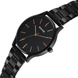 Men's Essential Black Round Dial Watch - 77105NM11W