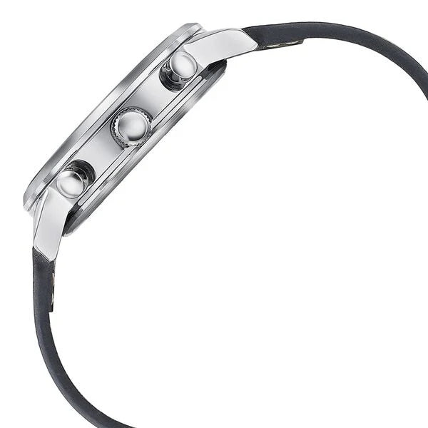 Men's Fashion Black Round Dial Watch - 77139SL03