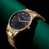 Men's Essential Green Round Dial Watch - 77144YM04