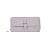 Women's Bennator Purple Large Ziparound Wallet