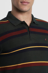 Men's Black Casual Half Sleeves Polo Tshirt