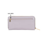Women's Bennator Purple Large Ziparound Wallet