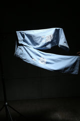 Unisex Blue Casual Medium Distressed Baggy Fit Jeans