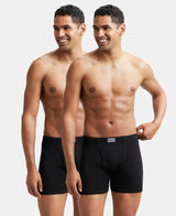 Men's Black Pure Cotton Trunks Pack of 2