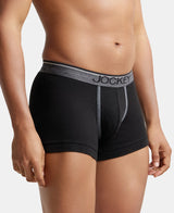 Men's Black Pure Cotton Trunks - Pack of 2