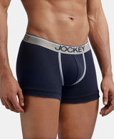 Men's Navy Pure Cotton Trunks - Pack of 2