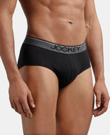 Men's Black Pure Cotton Briefs - Pack of 2