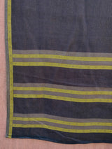 Women's Navy Pure Cotton Saree