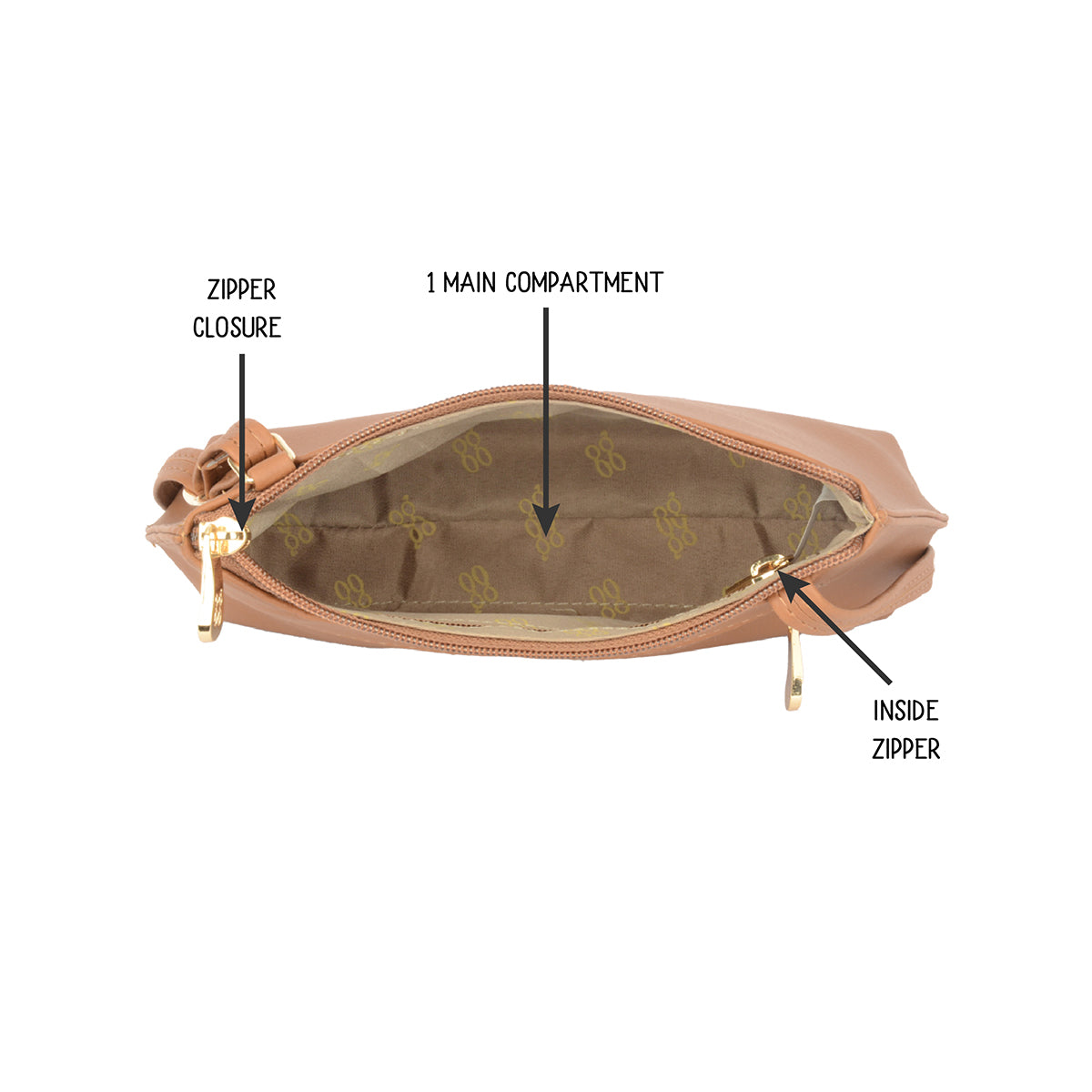 Women's Rise Tan Extra Small Hobo Bag