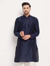 Men's Blue Festive Ethnic Full Sleeves Kurta