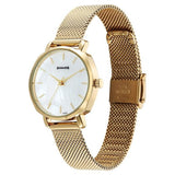 Women's Fashion Silver Round Dial Watch - 87087YM01