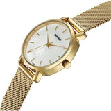 Women's Fashion Silver Round Dial Watch - 87087YM01