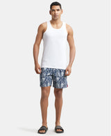 Men's White Pure Cotton Vests - Pack of 2