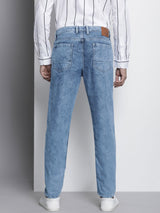 Men's Dad Fit Solid Mid Rise Jeans