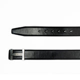 Men's Black Casual Leather Belt
