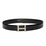 Men's Black Casual Leather Belt