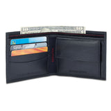 Men's Navy Casual Leather Wallet