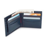 Men's Navy Casual Leather Wallet