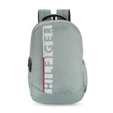 Unisex Grey Casual Solid Backpack