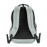 Unisex Grey Casual Solid Backpack