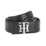 Men's Black Casual Leather Belt