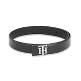 Men's Black Casual Leather Belt