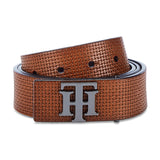Men's Tan Casual Leather Belt