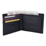 Men's Navy Casual Leather Wallet