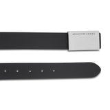 Men's Black Casual Leather Belt
