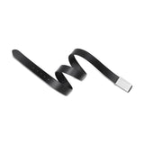 Men's Black Casual Leather Belt