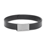 Men's Black Casual Leather Belt