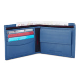 Men's Blue Casual Leather Wallet