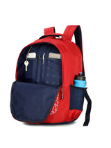 Unisex Red Casual Solid Backpack